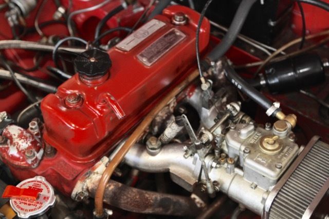 1964 Red MG MGB Convertible