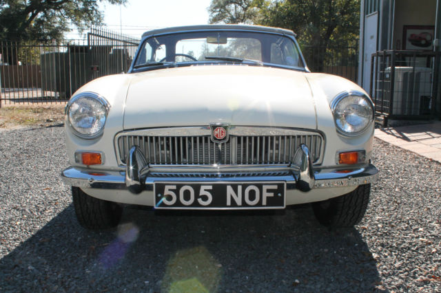 1964 Old English White MG MGB Roadster