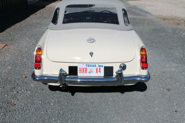 1964 Old English White MG MGB Roadster