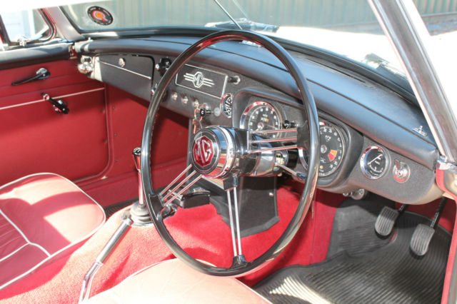 1964 Old English White MG MGB Roadster