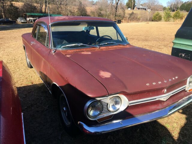 1964 Burgundy Chevrolet Corvair Coupe
