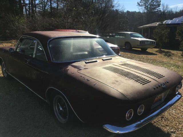 1964 Burgundy Chevrolet Corvair Coupe