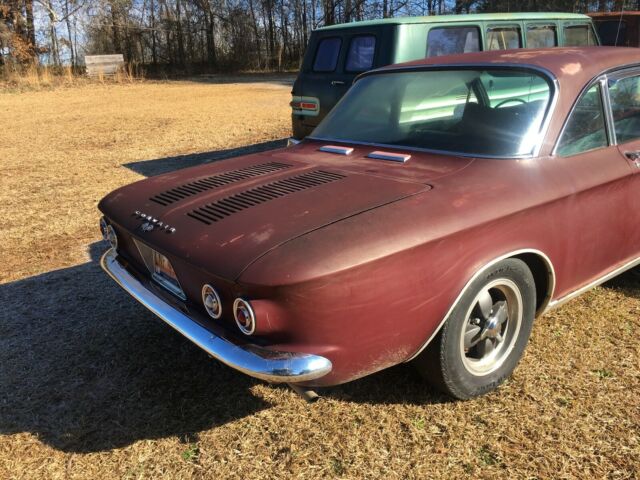 1964 Burgundy Chevrolet Corvair Coupe