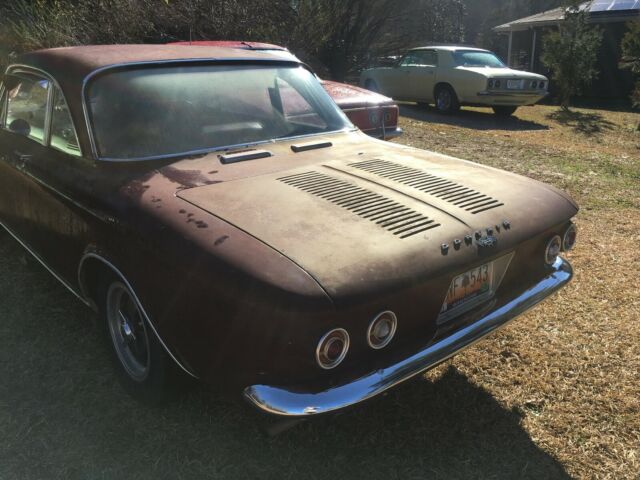 1964 Burgundy Chevrolet Corvair Coupe
