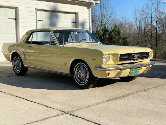 1964 Sunlight Yellow Ford Mustang Coupe