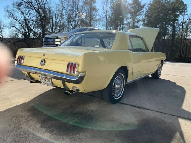 1964 Sunlight Yellow Ford Mustang Coupe