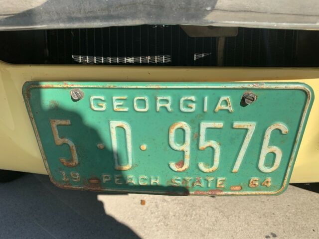 1964 Sunlight Yellow Ford Mustang Coupe