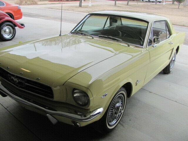 1964 Yellow Ford Mustang Coupe