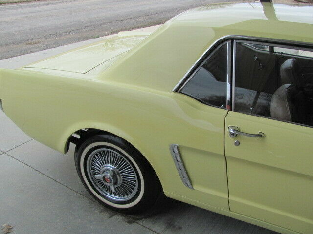 1964 Yellow Ford Mustang Coupe