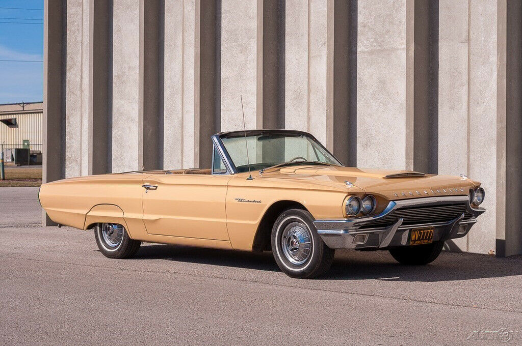 1964 Tan Ford Thunderbird Convertible