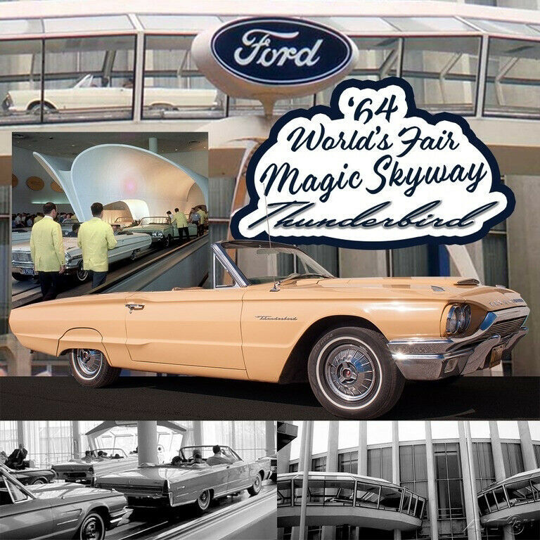 1964 Tan Ford Thunderbird Convertible