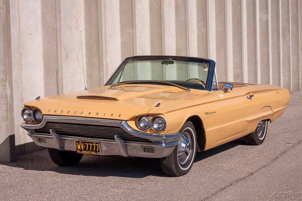 1964 Tan Ford Thunderbird Convertible