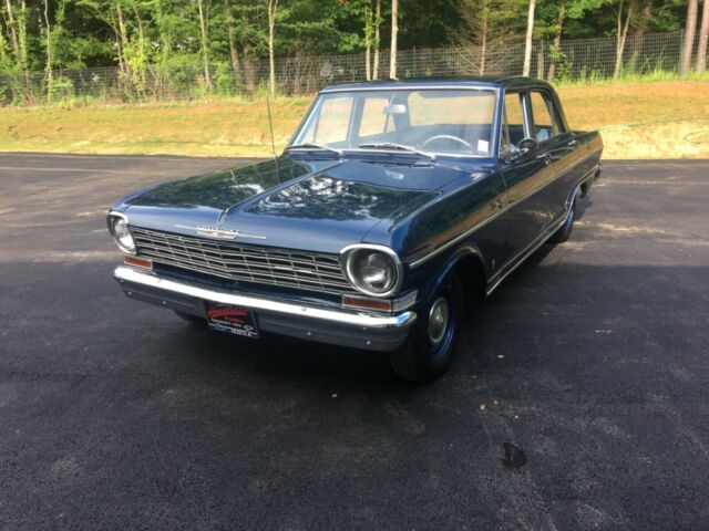 1964 Blue Chevrolet Nova Sedan