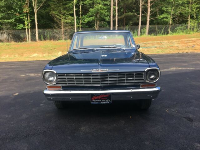 1964 Blue Chevrolet Nova Sedan
