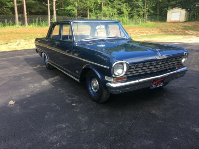 1964 Blue Chevrolet Nova Sedan