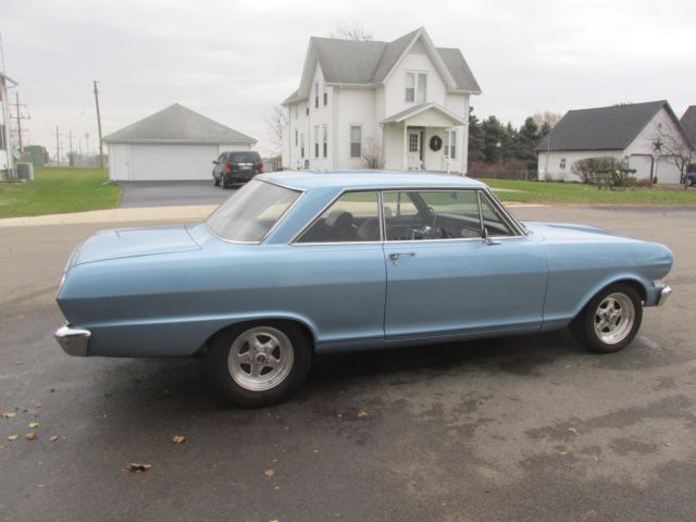 1964 SILVER BLUE Chevrolet Nova Coupe