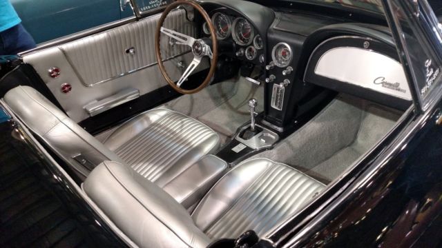 1964 Black Chevrolet Corvette Convertible