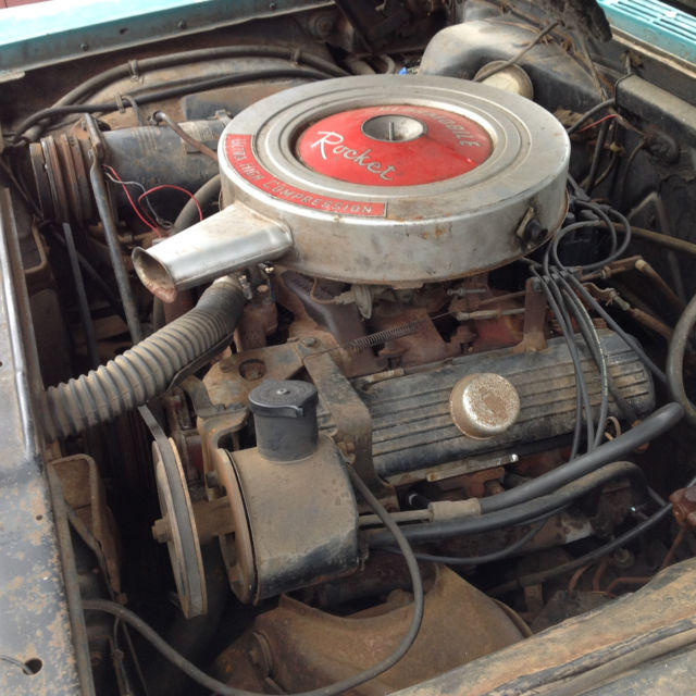 1964 Blue Oldsmobile Ninety-Eight