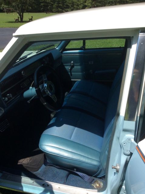 1964 Blue and White Oldsmobile Other Wagon