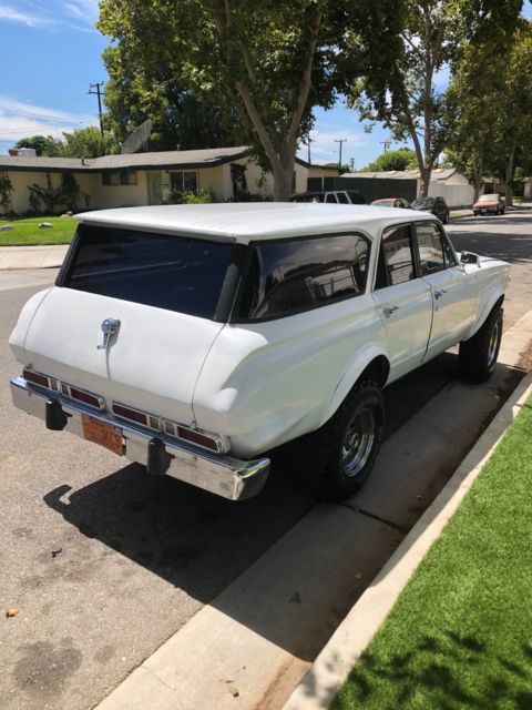 1964 White Plymouth Barracuda Wagon