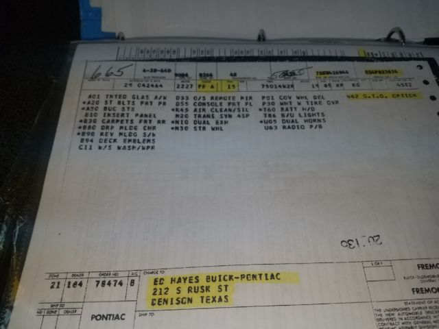 1964 Blue Pontiac GTO Hardtop