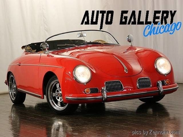 1964 Red Porsche 356 Convertible