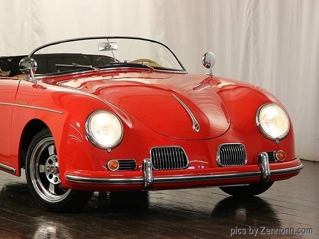 1964 Red Porsche 356 Convertible