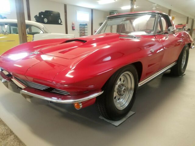 1964 Red Chevrolet Corvette Convertible