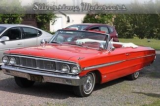 1964 Red Ford Galaxie Convertible