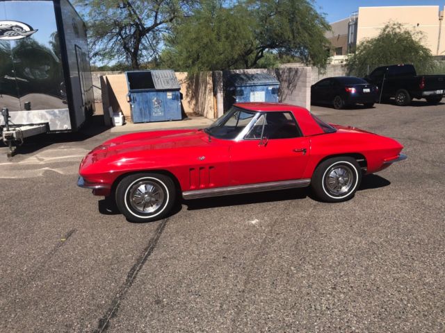 1964 Red Chevrolet Corvette Convertible