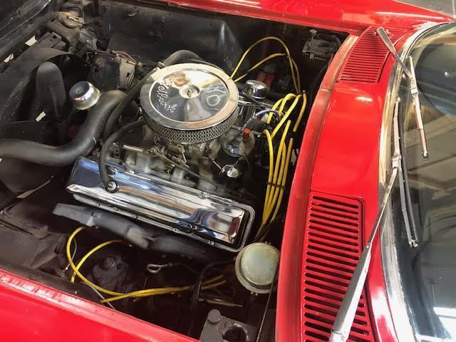 1964 Red Chevrolet Corvette Convertible