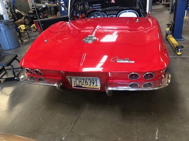 1964 Red Chevrolet Corvette Convertible
