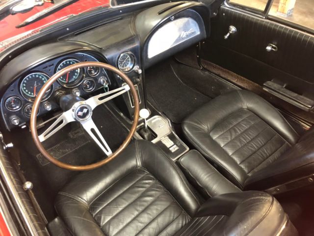 1964 Red Chevrolet Corvette Convertible