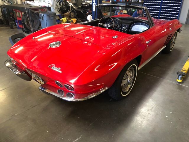 1964 Red Chevrolet Corvette Convertible