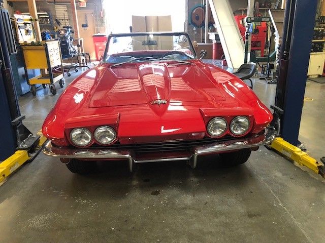 1964 Red Chevrolet Corvette Convertible