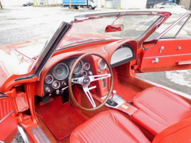 1964 Red Chevrolet Corvette Convertible