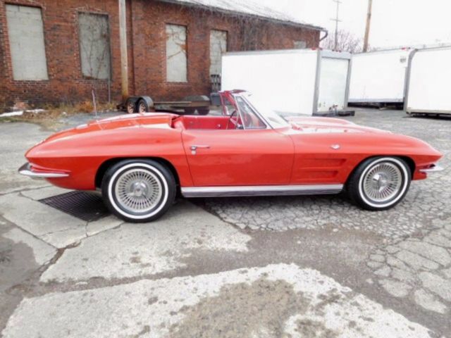 1964 Red Chevrolet Corvette Convertible