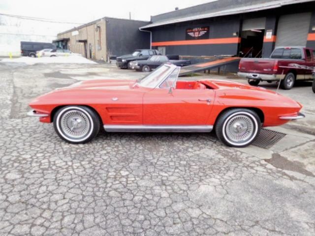 1964 Red Chevrolet Corvette Convertible