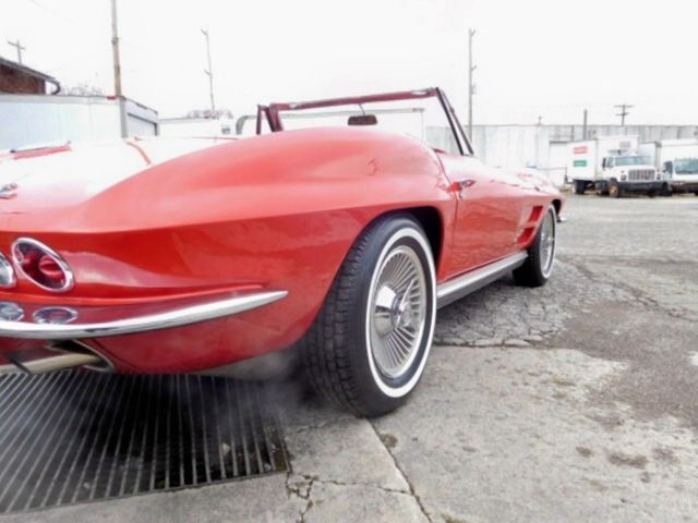 1964 Red Chevrolet Corvette Convertible