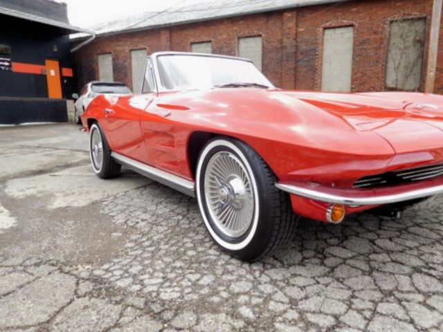 1964 Red Chevrolet Corvette Convertible