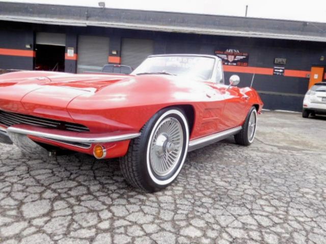 1964 Red Chevrolet Corvette Convertible