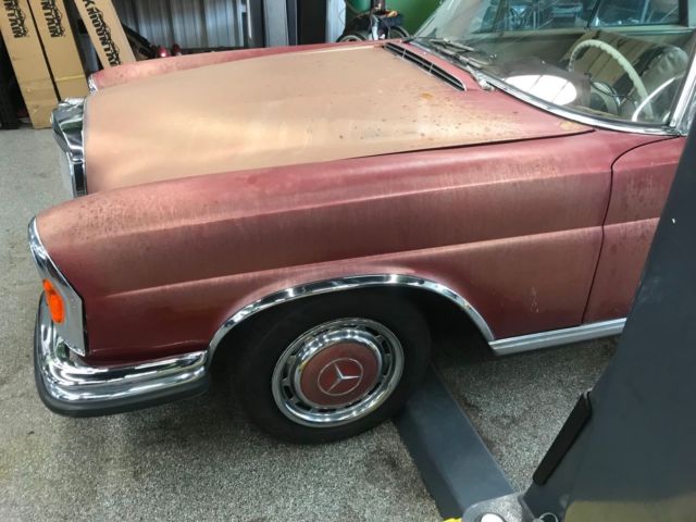 1964 Red Mercedes-Benz 200-Series Coupe