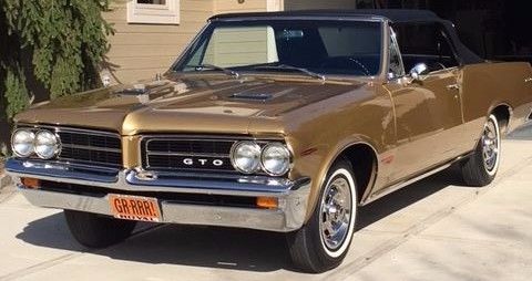1964 Special Order Jubilee Gold Pontiac GTO