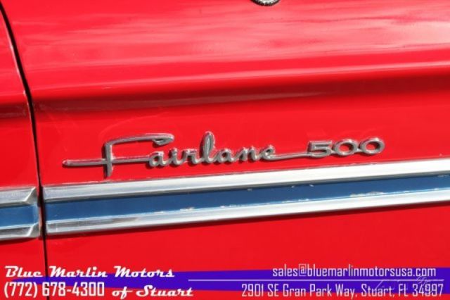 1964 Red Ford Fairlane Coupe