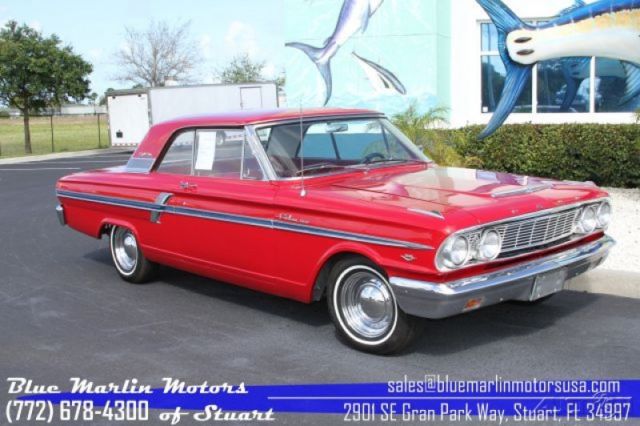 1964 Red Ford Fairlane Coupe
