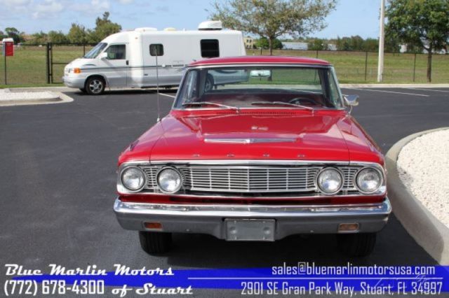 1964 Red Ford Fairlane Coupe