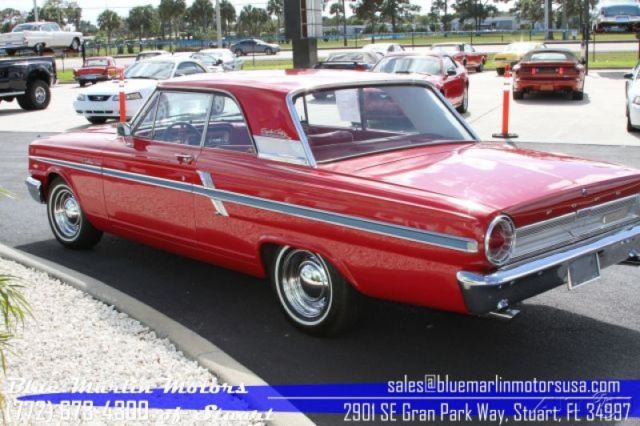 1964 Red Ford Fairlane Coupe
