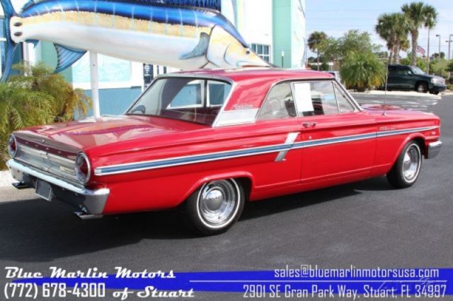 1964 Red Ford Fairlane Coupe