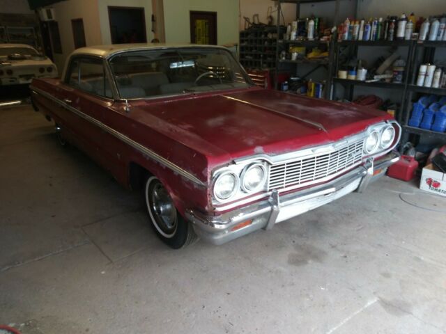 1964 Red Chevrolet Impala Coupe