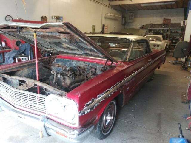 1964 Red Chevrolet Impala Coupe